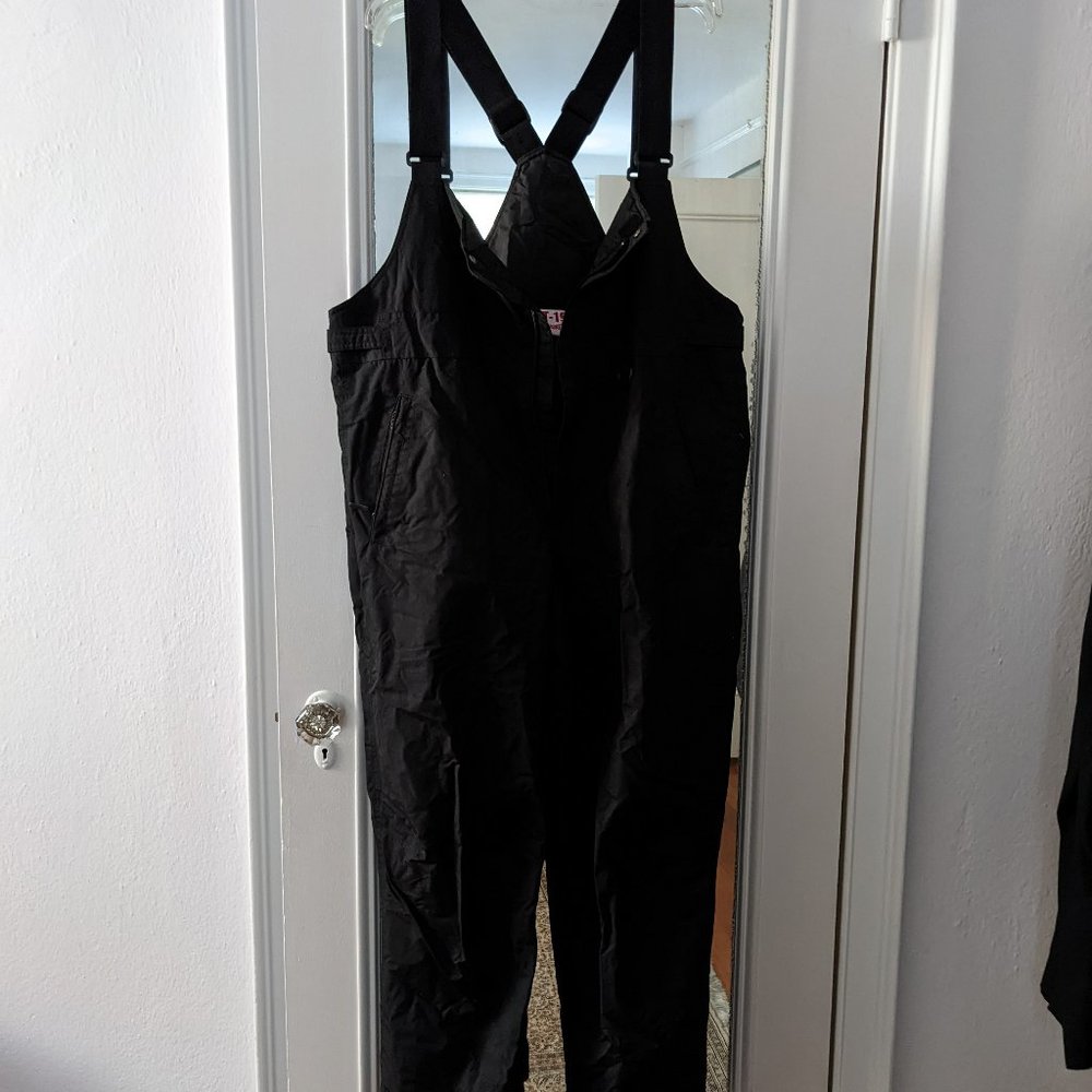Marker UT-19 Mens Black Insulated Snowboard Ski Snow Bib Pants Size XL